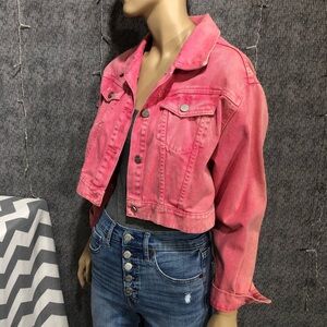 ZARA Cropped Denim Jacket